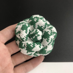 Cross-border hot metal shoe buckle shoe chain shoe flower tassel handmade knitting women's shoes children's shoes shoes flower shoe buckle shoes accessories to sample processing customized