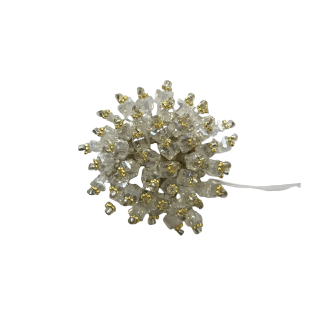 Cross-border hot chain shoe flower handmade beading women's shoes children's shoes flower shoe buckle shoe accessories clothing accessories