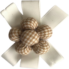 Cross-border hot metal shoe buckle shoe chain shoe flower tassel handmade knitting women's shoes children's shoes shoes flower shoe buckle shoes accessories to sample processing customized