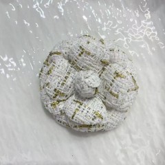 Cross-border hot metal shoe buckle shoe chain shoe flower tassel handmade knitting women's shoes children's shoes shoes flower shoe buckle shoes accessories to sample processing customized