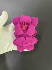 Cross-border hot metal shoe buckle shoe chain shoe flower tassel handmade knitting women's shoes children's shoes shoes flower shoe buckle shoes accessories to sample processing customized