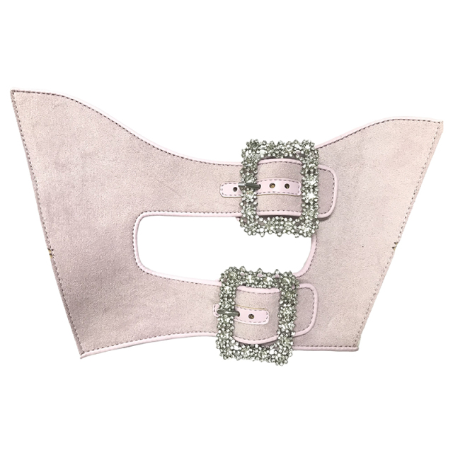 Customized shoes upper semi-finished shoes material environmental protection drill laser hot diamond sandals slippers jewelry children's shoes accessories to sample processing