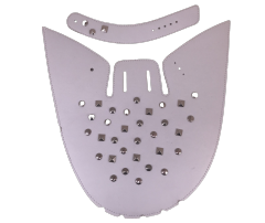 Customized shoes upper semi-finished shoes material environmental protection drill laser hot diamond sandals slippers jewelry children's shoes accessories to sample processing