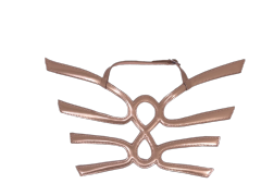 Customized women's shoes sandals slippers children's shoes affixed to the chain vamp soft Shu PU drawstring accessories to sample processing