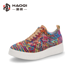 Rope-embroidered sandal upper