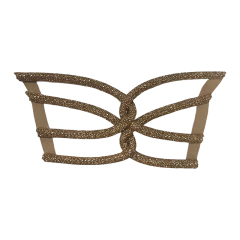 Customized shoes upper semi-finished shoes material environmental protection drill laser hot diamond sandals slippers jewelry children's shoes accessories to sample processing