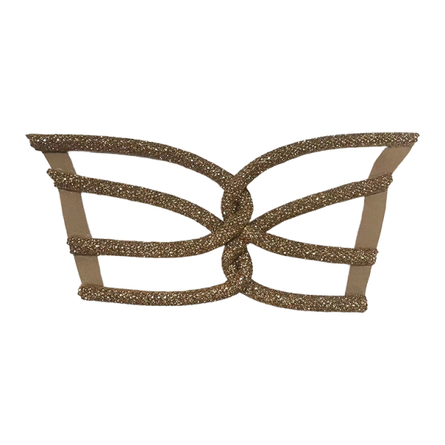 Customized shoes upper semi-finished shoes material environmental protection drill laser hot diamond sandals slippers jewelry children's shoes accessories to sample processing