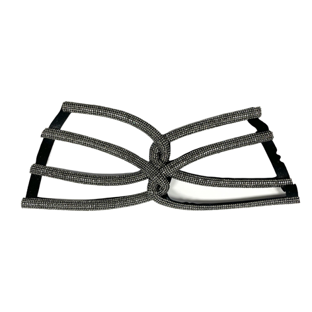 Customized shoes upper semi-finished shoes material environmental protection drill laser hot diamond sandals slippers jewelry children's shoes accessories to sample processing