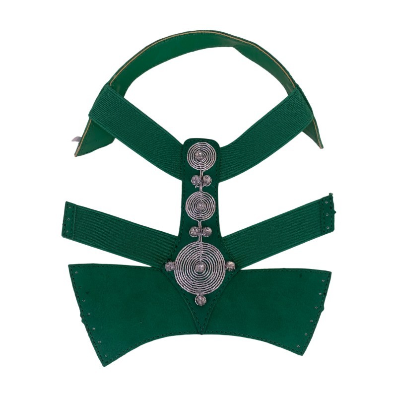 "Customized  semi-finished PU velvet fabric embroidered women's sandal upper semi-finished product processing and direct sales, available in multiple colors"