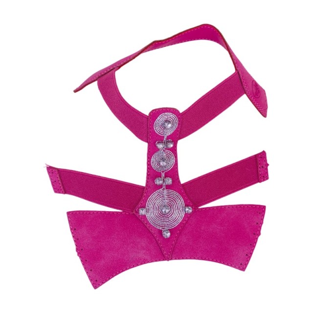 Bohemian-style  custom women's shoe upper semi-finished product upper, fashionable and classic elastic band flat wedge heel sandal upper