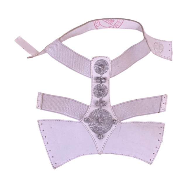 Bohemian-style  custom women's shoe upper semi-finished product upper, fashionable and classic elastic band flat wedge heel sandal upper