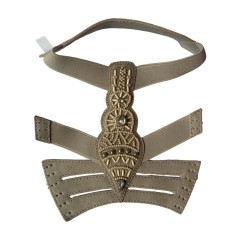 "Custom-made new hand-beaded electro-embroidered shoe uppers with Percy embroidery The Bohemian style is versatile and timeless, and can be customized in multiple colors"