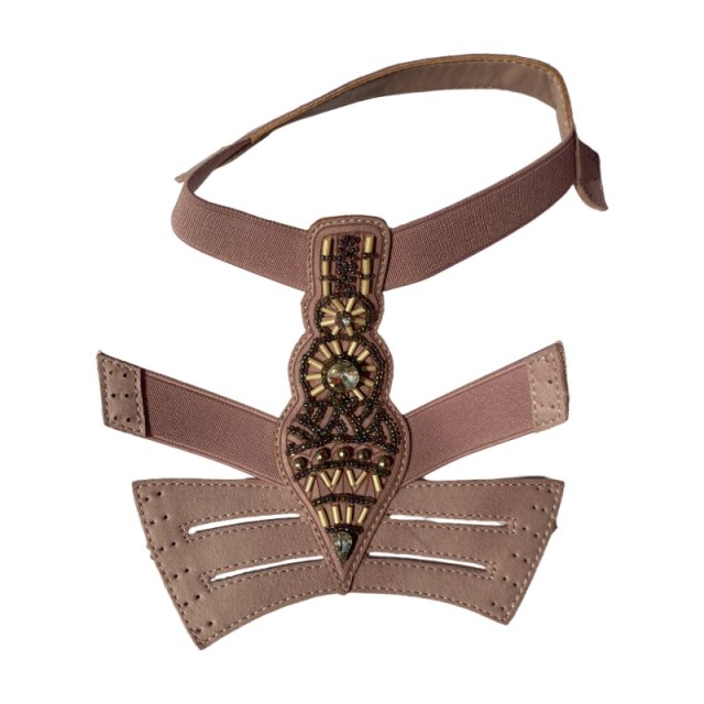 "Custom-made new hand-beaded electro-embroidered shoe uppers with Percy embroidery The Bohemian style is versatile and timeless, and can be customized in multiple colors"