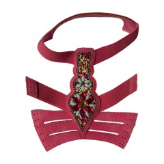 "Custom-made new  women's sandals, slippers, casual shoe uppers, handcrafted beaded sequins, accessories, shoe materials, factory direct sales"