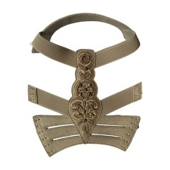 "Custom-made new  women's sandals, slippers, casual shoe uppers, handcrafted beaded sequins, accessories, shoe materials, factory direct sales"