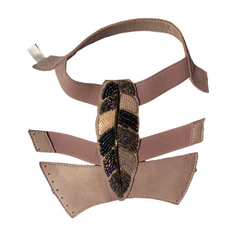 "Custom new style  femmes sandales pantoufles casual tige fait à la main perles paillettes accessoires accessoires matériel de chaussure vente directe d’usine"