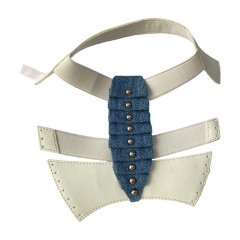 Wholesale of semi-finished accessories for custom-made new shoe upper parts, including denim, embroidered velvet, hand-stitched beaded women's sandal uppers