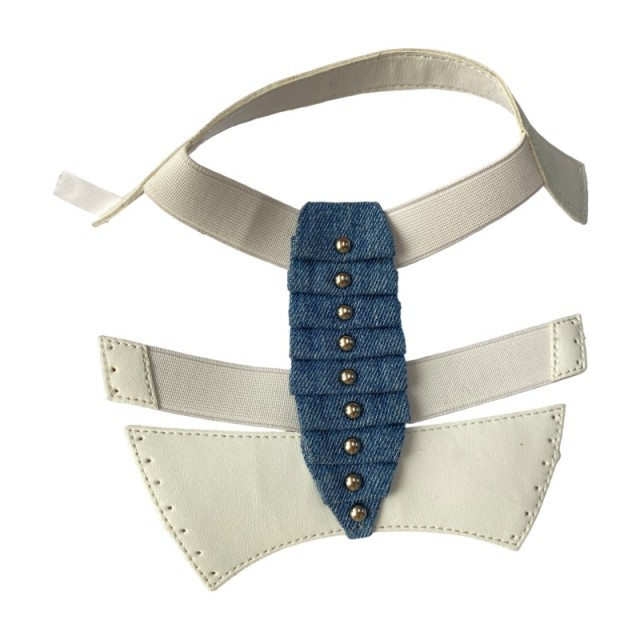 Wholesale of semi-finished accessories for custom-made new shoe upper parts, including denim, embroidered velvet, hand-stitched beaded women's sandal uppers