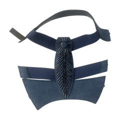 Wholesale of semi-finished accessories for custom-made new shoe upper parts, including denim, embroidered velvet, hand-stitched beaded women's sandal uppers