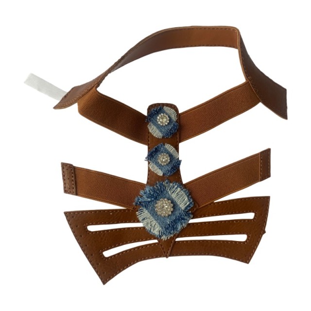 Flat wedge heel sandals for women's summer cross-border trade, Bohemian style new fashion, gemstone beaded velvet denim