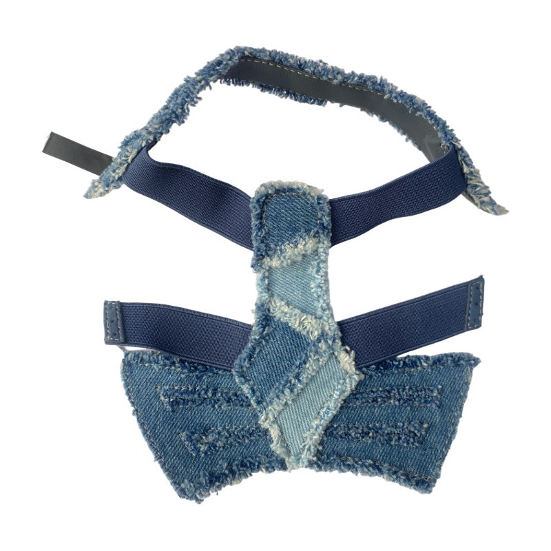 Cunha sandálias mulheres verão cross-border comércio exterior boho chic nova moda pedras preciosas frisadas veludo denim