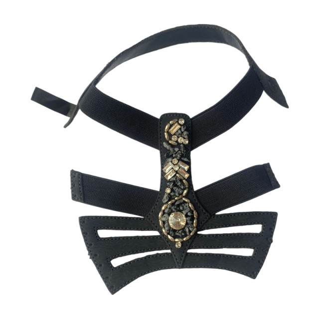 Flat wedge heel sandals for women's summer cross-border trade, Bohemian style new fashion, gemstone beaded velvet denim