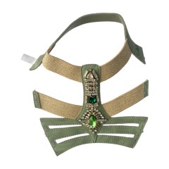 Custom-made summer new style sandals for women, Bohemian fashion with exposed toes, beaded gemstone elastic bands and fish-mouth sandals