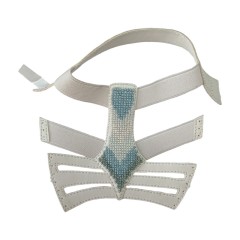 Custom-made large-sized foreign trade women's casual shoe upper, new style lace-up women's elastic band Roman sandal upper material