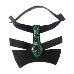 Summer 2025 new Korean-style round-toed women's Roman comfortable casual style beaded sandal upper material