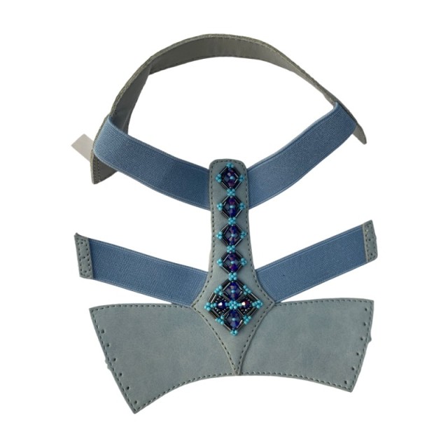 Summer 2025 new Korean-style round-toed women's Roman comfortable casual style beaded sandal upper material