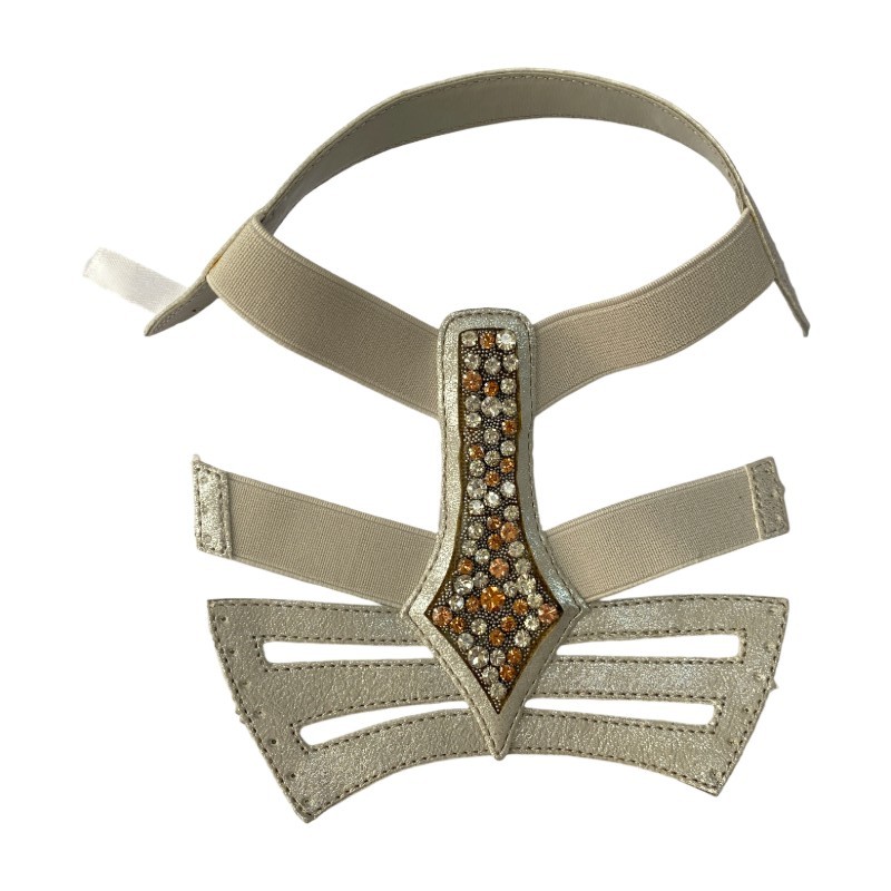 The upper and material of the 2025 summer new export open-toe casual beach bead Bohemian wedge heel flat sandals