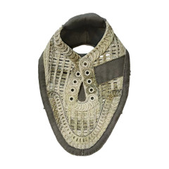 Sandale casual brodée cordon face