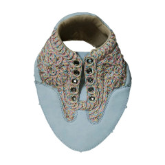 Sandale casual brodée cordon face