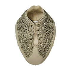 Sandale casual brodée cordon face