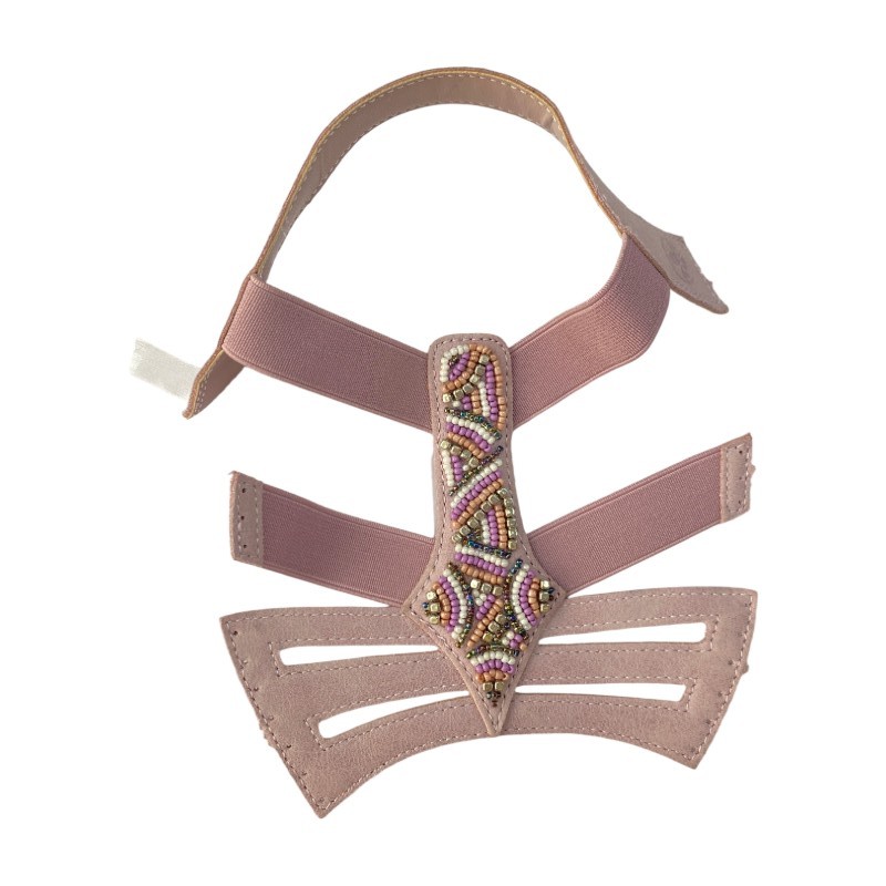 Summer 2025 new European and American retro water diamond beaded casual beach vacation women's sandals, upper, shoe materials and accessories