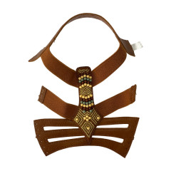 The manufacturer customizes the 2025 new style of sandals with Roman uppers and retro beaded Bohemian slipper uppers as shoe materials and accessories