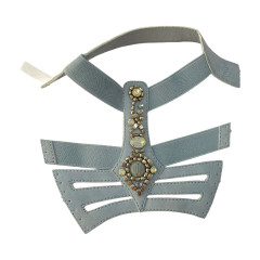 "Customized processing  of new handcrafted beaded and gemstone upper velvet elastic band upper accessories"