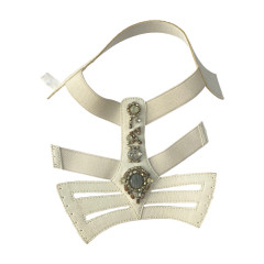 "Customized processing  of new handcrafted beaded and gemstone upper velvet elastic band upper accessories"