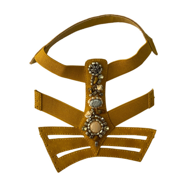 Customized factory direct sales of women's sandals, slippers, uppers, conch elastic bands, upper parts, rhinestones, clothing, shoes, accessories and accessories