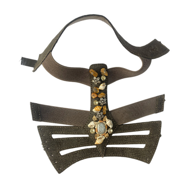 Factory direct sales of custom-made Bohemian style shoes with diamond-encrusted upper accessories and elastic band upper women's shoe accessories, full diamonds