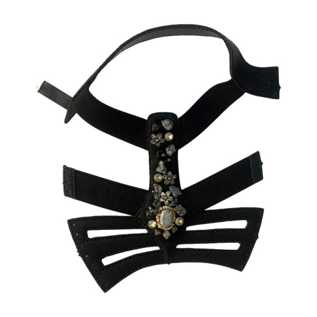 Factory direct sales of custom-made Bohemian style shoes with diamond-encrusted upper accessories and elastic band upper women's shoe accessories, full diamonds