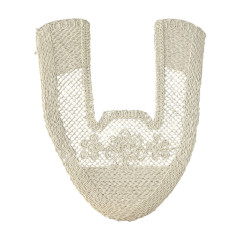 3D machine-embroidered fly-woven upper for sports shoes and casual shoes, semi-finished upper for export customization and processing