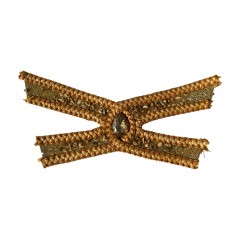 Customized foreign trade export woven belt beaded shoe upper accessories, chain-attached shoe upper, pearl processing and manufacturing of women's shoe uppers