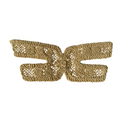 飞织机绣PP线鞋面鞋材刺绣辅料镂空编织半成品鞋面帮面凉鞋加工