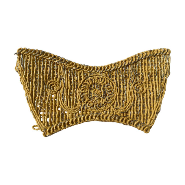 Customized new styles of rope-embroidered shoe uppers, toe caps, shoe materials and accessories, headband shoes, autumn shoes, semi-finished products, Amazon knitted