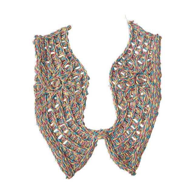 The new summer style of centipede lace upper, woven strap and accessory spliced shoe material, semi-finished upper is a bestseller in foreign trade