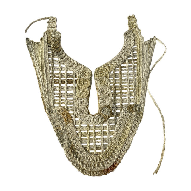 The new summer style of centipede lace upper, woven strap and accessory spliced shoe material, semi-finished upper is a bestseller in foreign trade