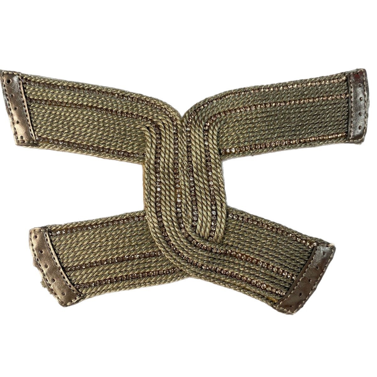 Sandale tressée strand string top