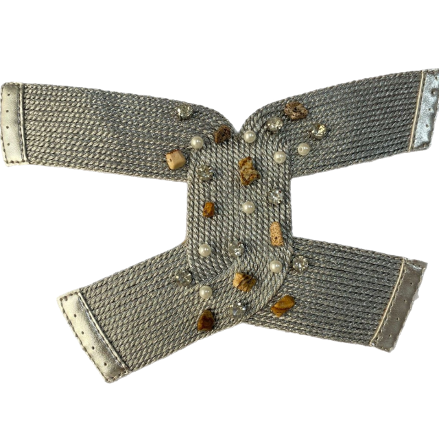 Broderie électrique tissé casual top