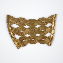 Cotton, linen and PP grass woven upper